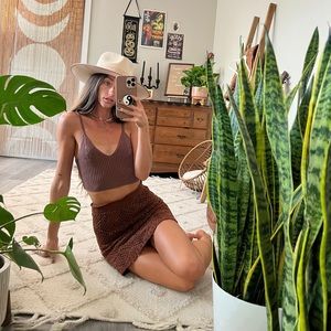 Princess Polly crochet skirt